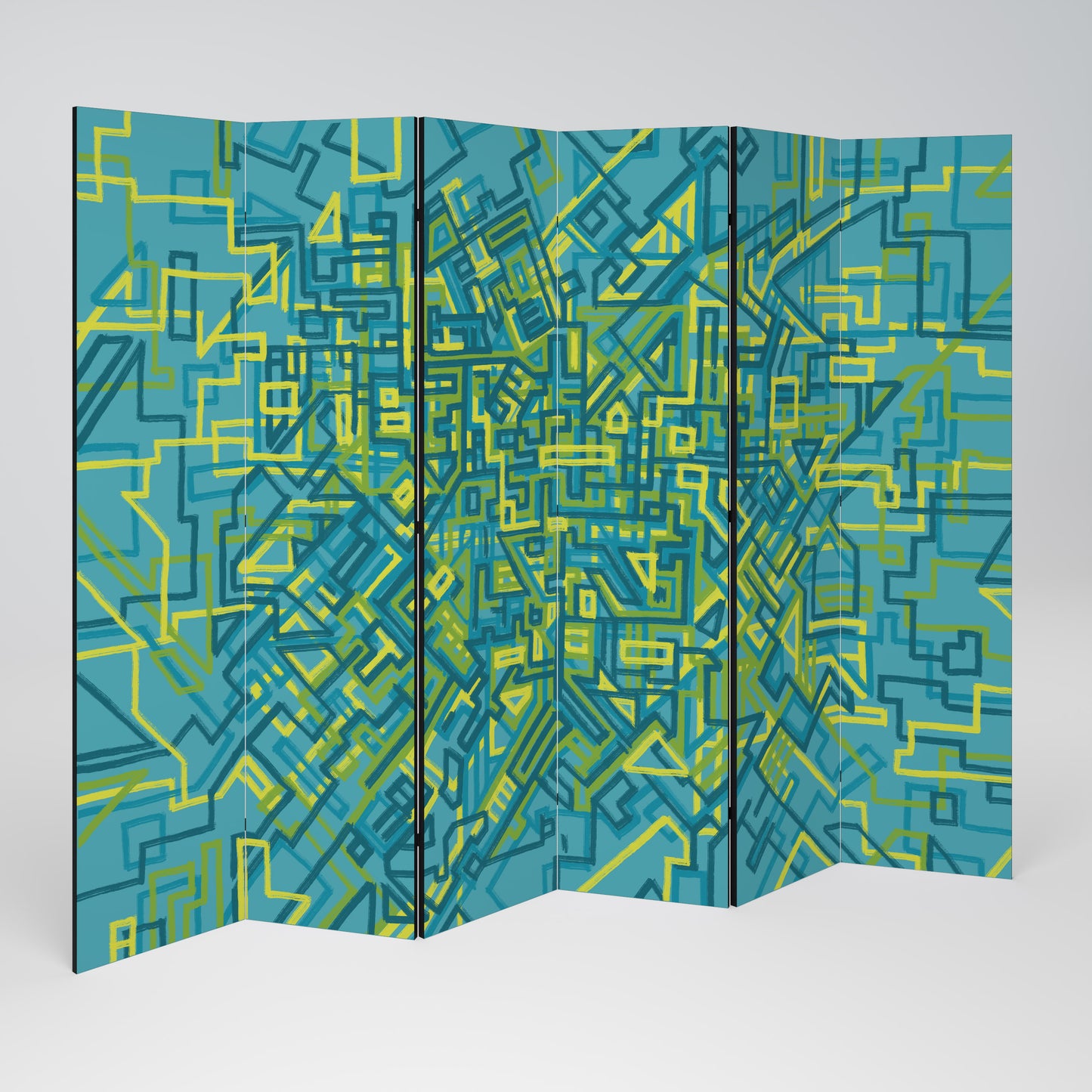 NOSTALGIC MEMORIES Divisorio decorativo per ambienti a 6 pannelli