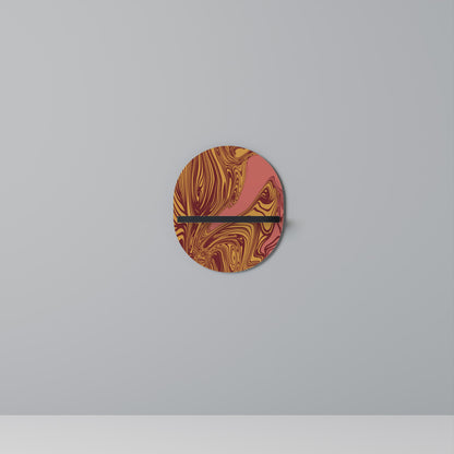 FLOATING THOUGHTS Mensola Ovale Decorativa con Finitura Nera