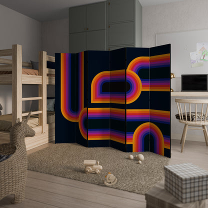 BLINDED BY THE LIGHTS Divisorio decorativo per ambienti a 6 pannelli