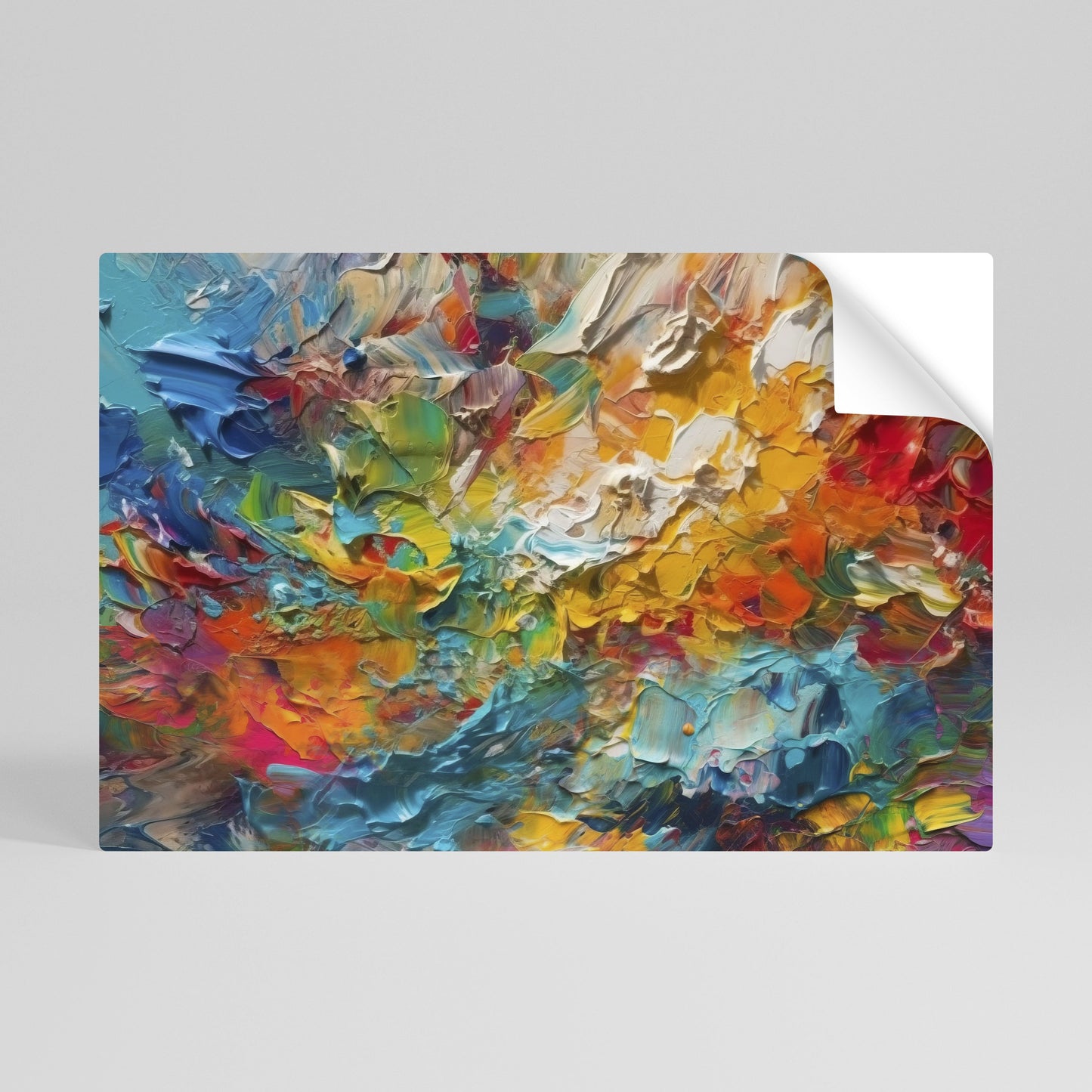 WHISPERS OF COLOR Peel and Stick Horizontal Poster