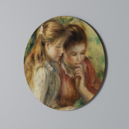 WHISPERS OF FRIENDSHIP Round Wall Art