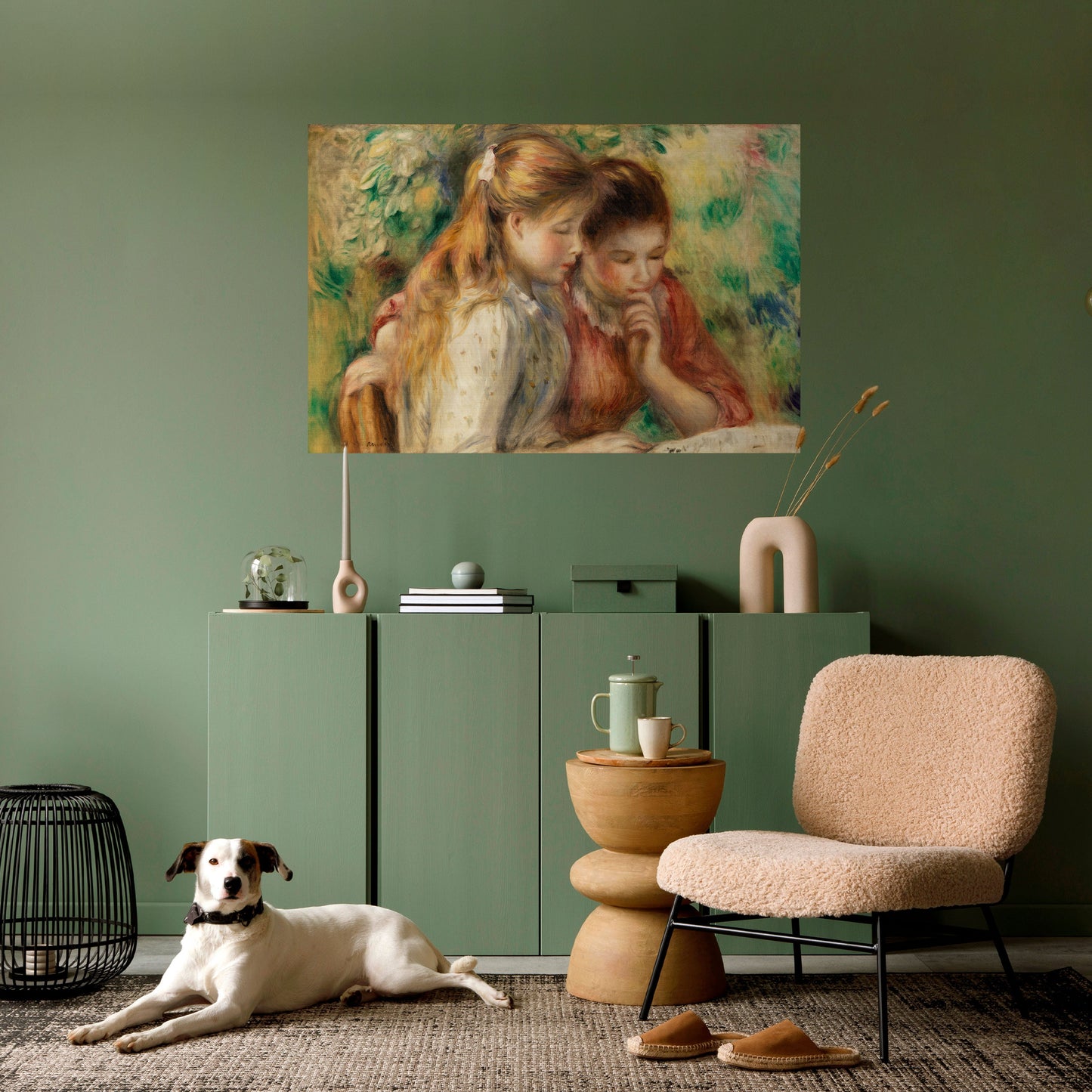 WHISPERS OF FRIENDSHIP Peel and Stick Horizontal Poster