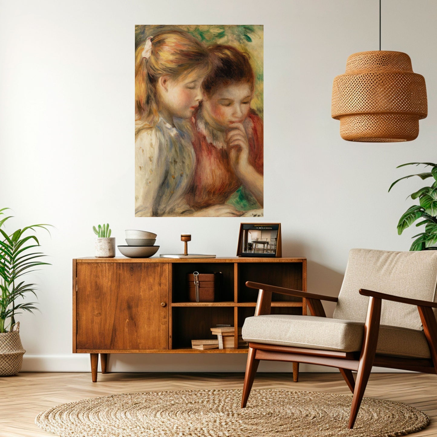 WHISPERS OF FRIENDSHIP Peel and Stick Vertical Poster