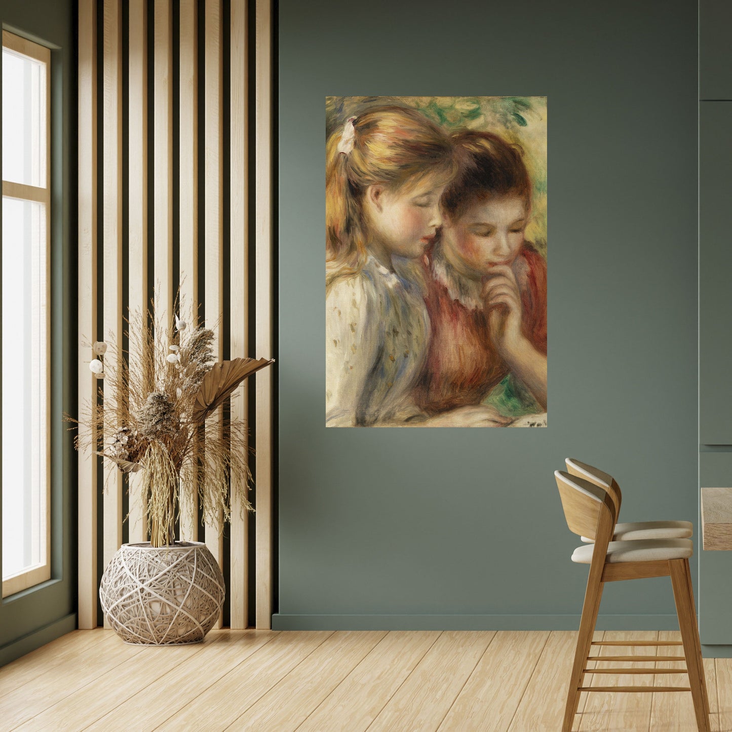 WHISPERS OF FRIENDSHIP Peel and Stick Vertical Poster