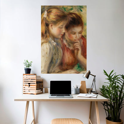 WHISPERS OF FRIENDSHIP Peel and Stick Vertical Poster