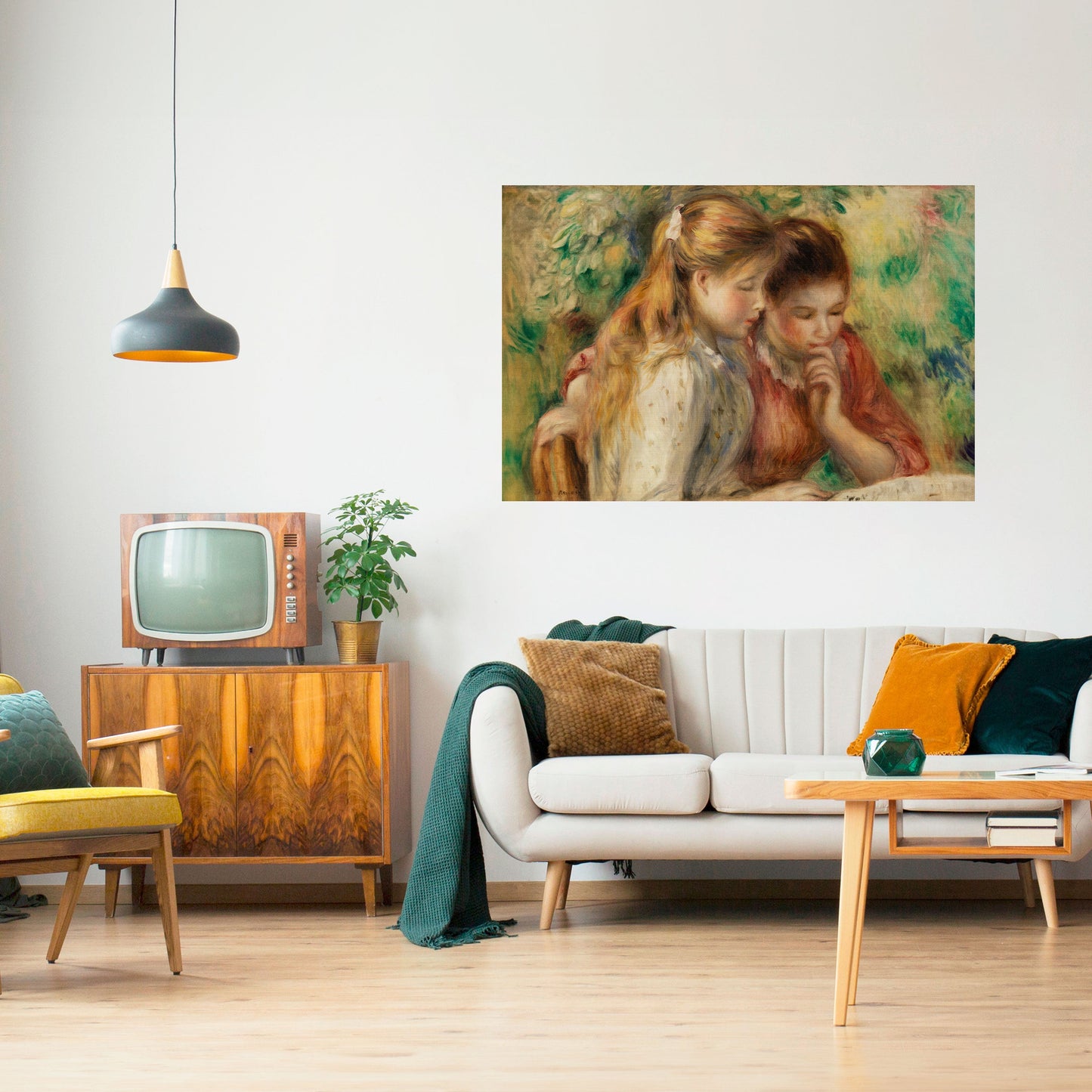 WHISPERS OF FRIENDSHIP Peel and Stick Horizontal Poster