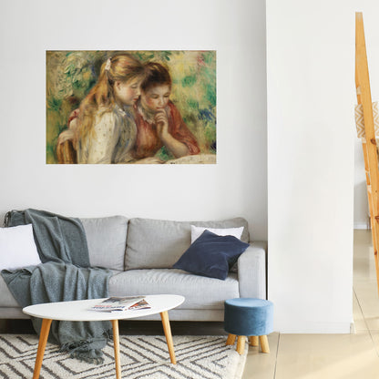 WHISPERS OF FRIENDSHIP Peel and Stick Horizontal Poster