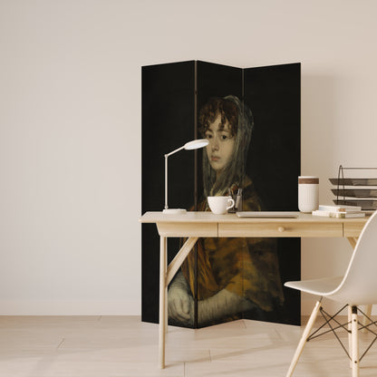 WHISPERS OF HISTORY Decorative 3-Panel Room Divider