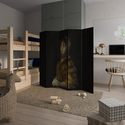 WHISPERS OF HISTORY Decorative 5-Panel Room Divider