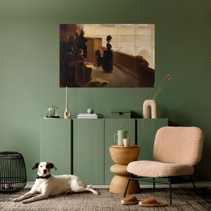 WHISPERS OF PASSION Peel and Stick Horizontal Poster