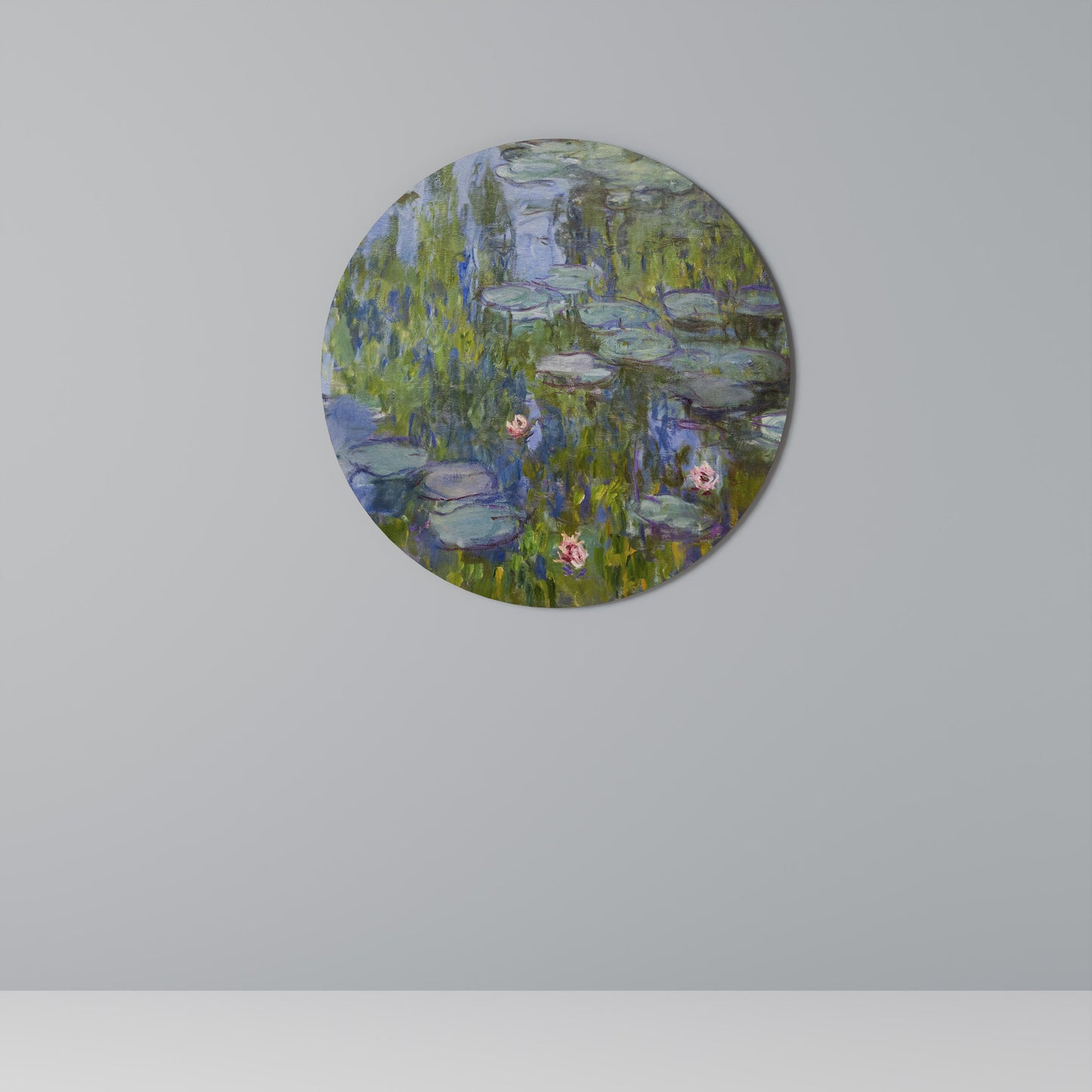 WATER LILIES Round Wall Art