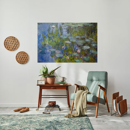 WATER LILIES Peel and Stick Horizontal Poster
