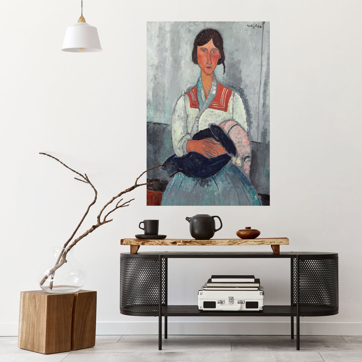 Poster verticale staccabile e attaccabile "UN MOMENTO NEL TEMPO"