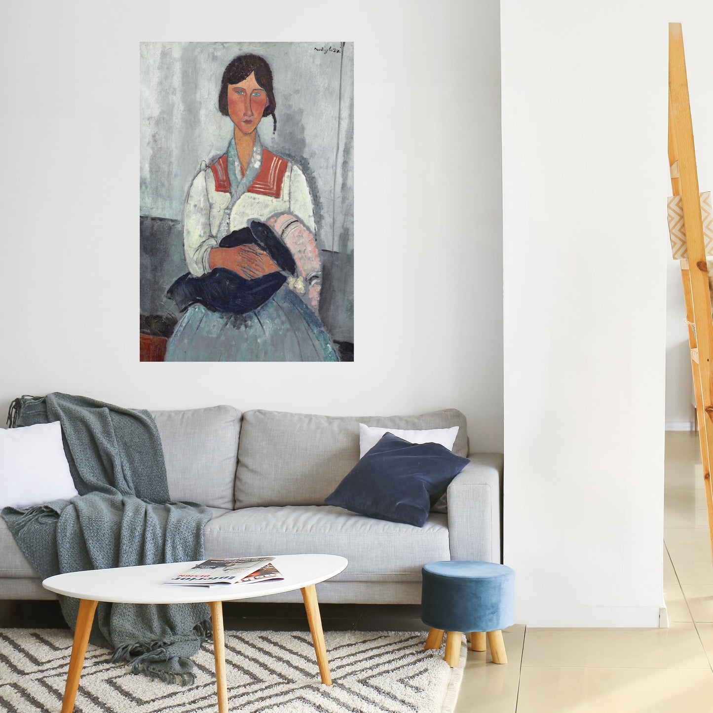 Poster verticale staccabile e attaccabile "UN MOMENTO NEL TEMPO"