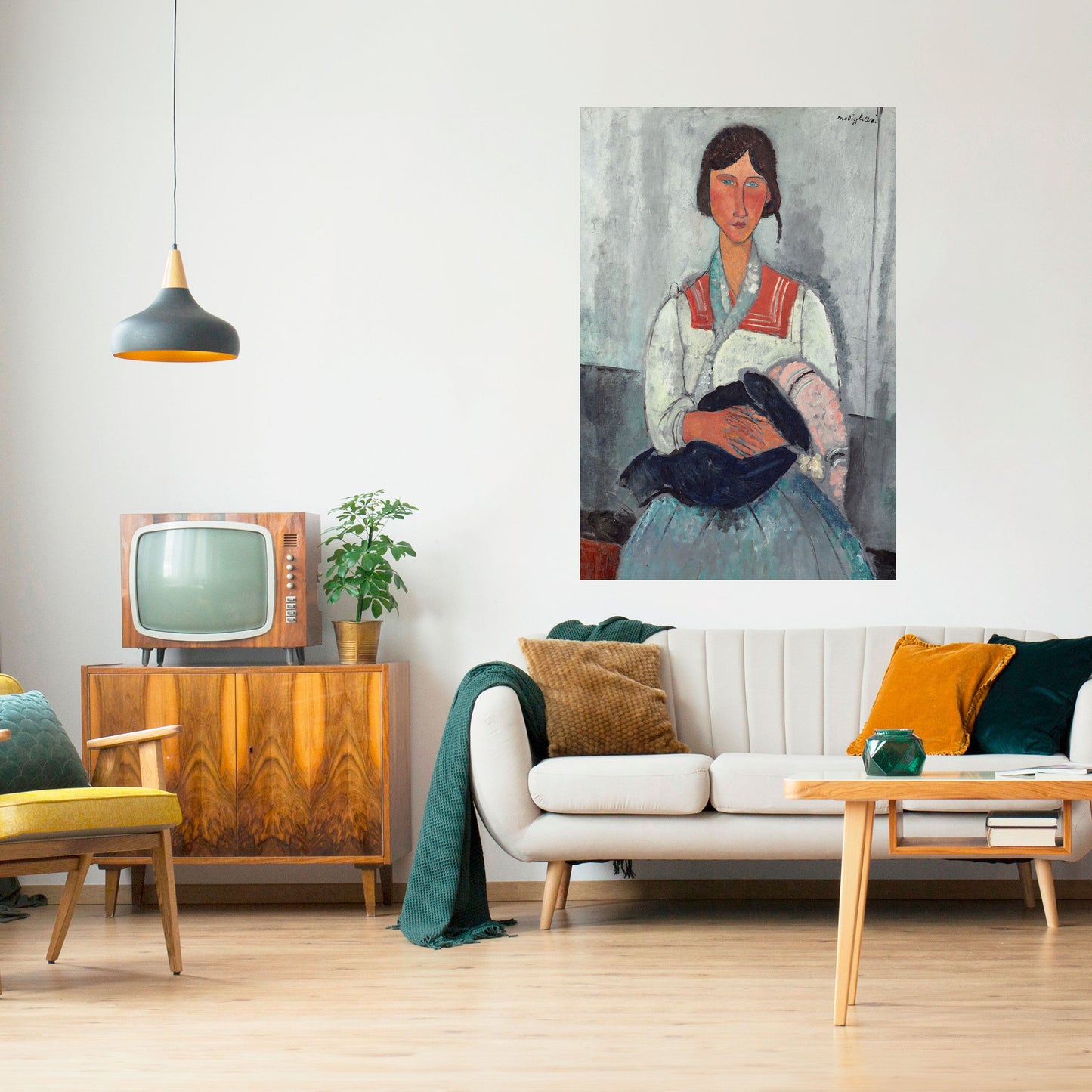 Poster verticale staccabile e attaccabile "UN MOMENTO NEL TEMPO"