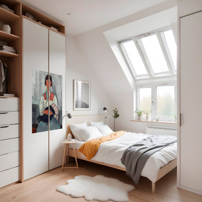 Poster verticale staccabile e attaccabile "UN MOMENTO NEL TEMPO"