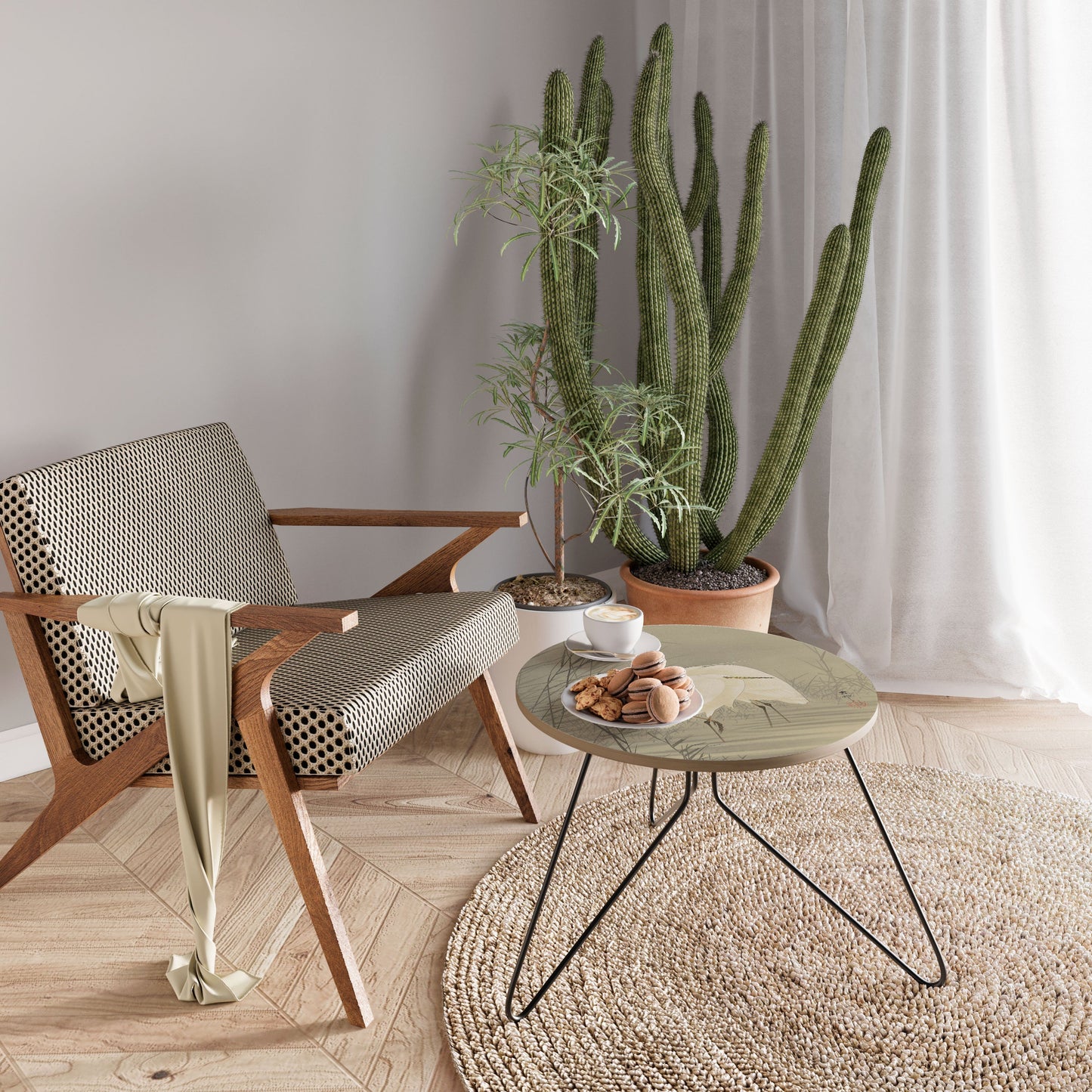 ZILVERREIGERS IN MOERAS Small Coffee Table