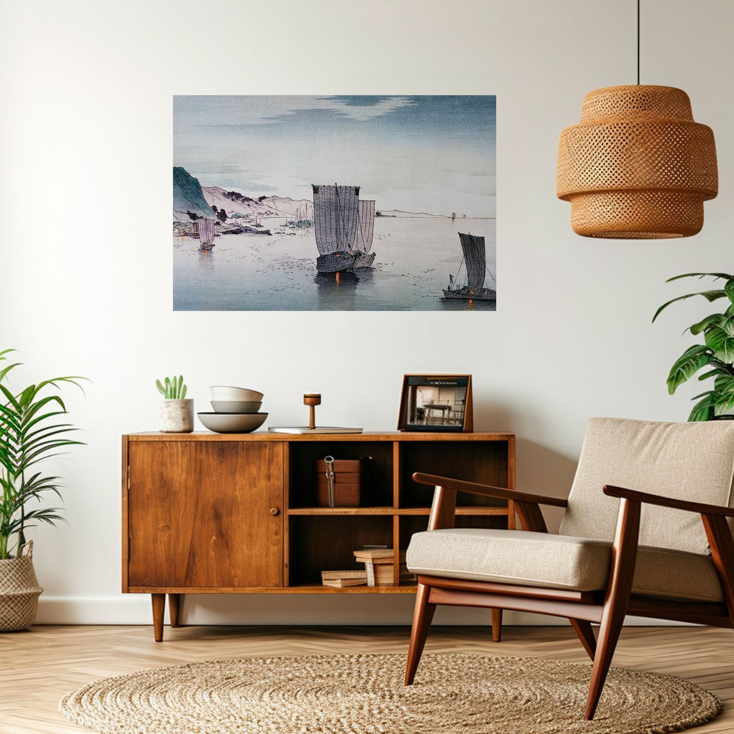 YĹŞGURE NO HANSEN Peel and Stick Horizontal Poster