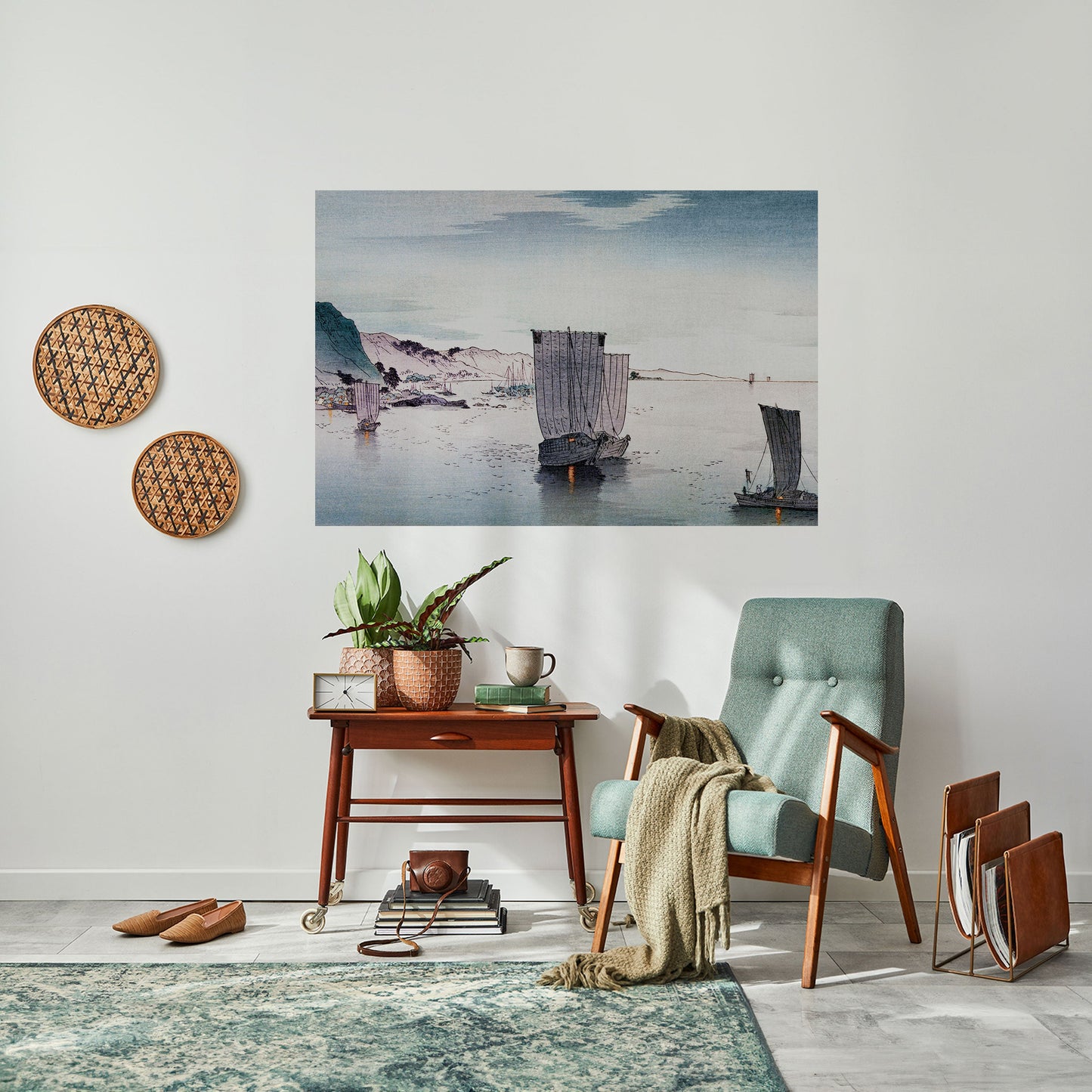 YĹŞGURE NO HANSEN Peel and Stick Horizontal Poster