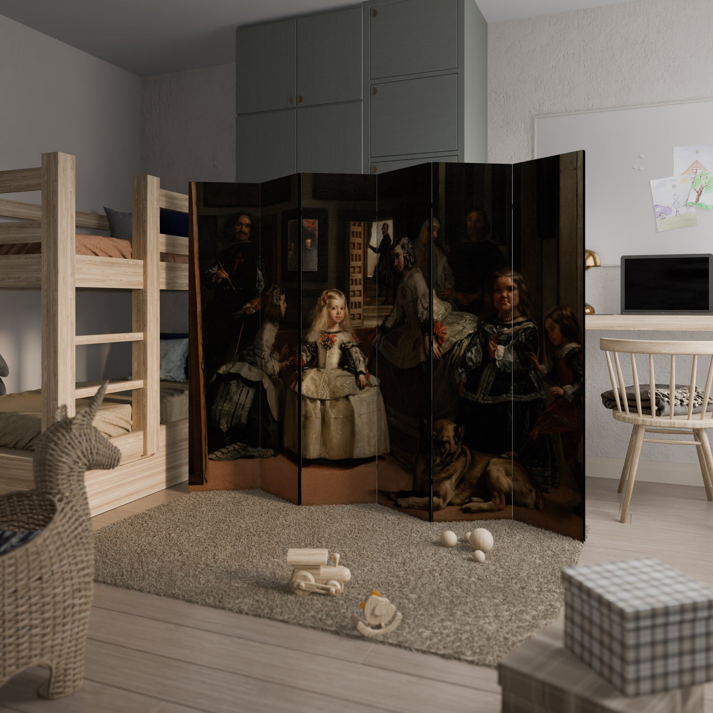 MYSTIQUE OF MOMENTS Divisorio decorativo per ambienti a 6 pannelli