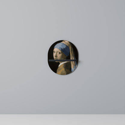 STRUCTURAL MASTERPIECE Mensola Ovale Decorativa con Finitura Nera