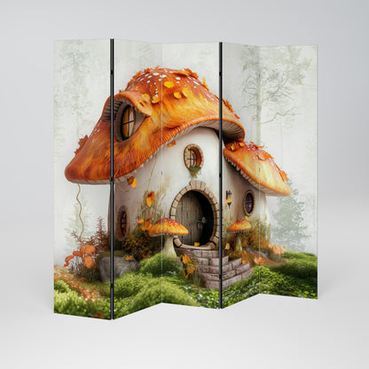 MYSTIC TOADSTOOL Decorative 5-Panel Room Divider