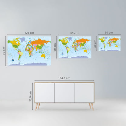 OCEANS OF DISCOVERY Peel and Stick Horizontal Poster