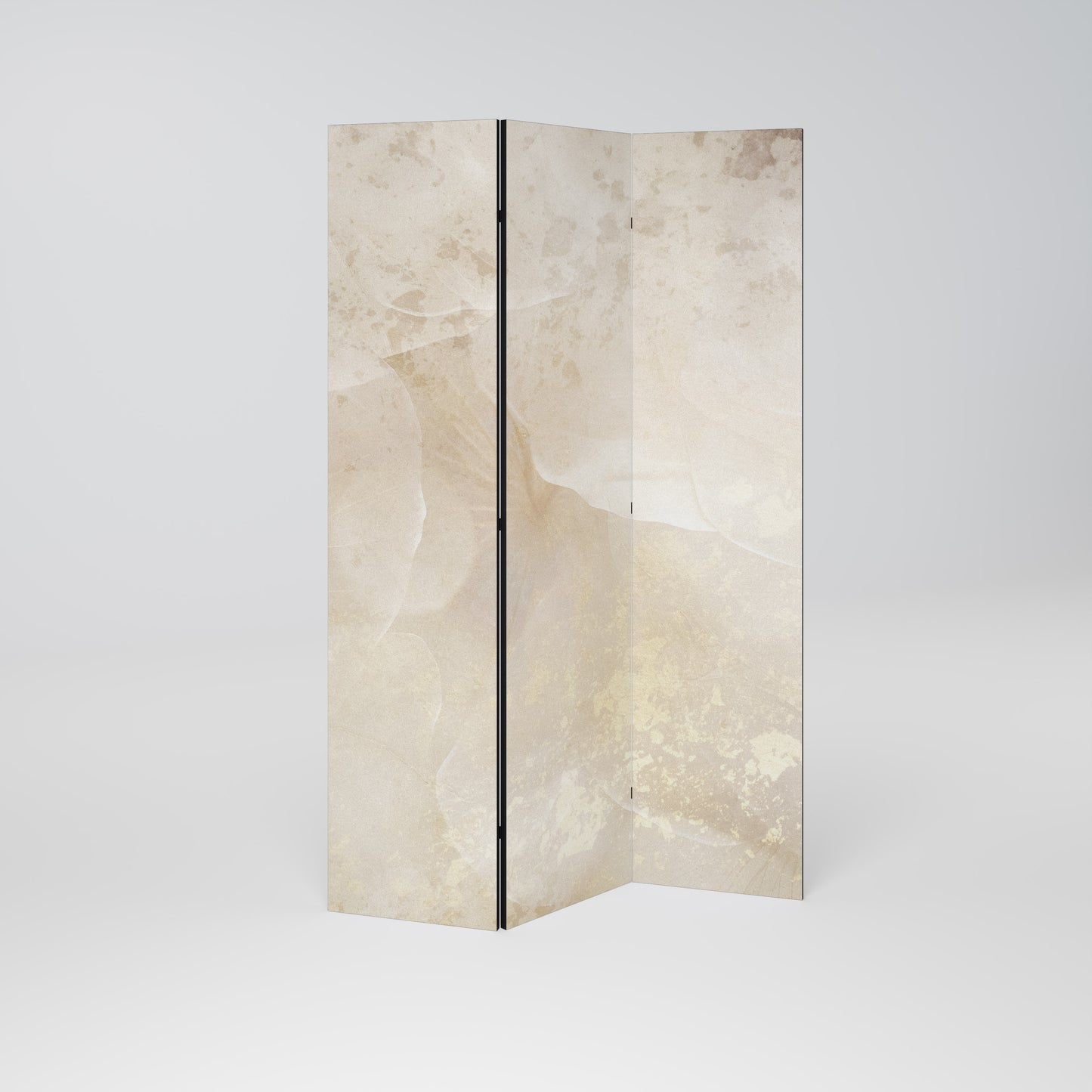 WHISPERING PETALS Decorative 3-Panel Room Divider