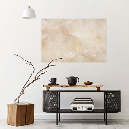 WHISPERING PETALS Peel and Stick Horizontal Poster