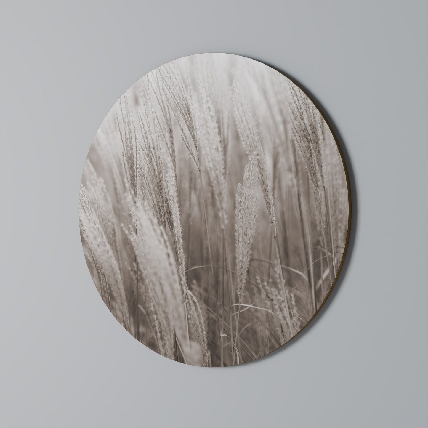 WHISPERS OF GRASS Round Wall Art