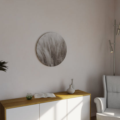 WHISPERS OF GRASS Round Wall Art