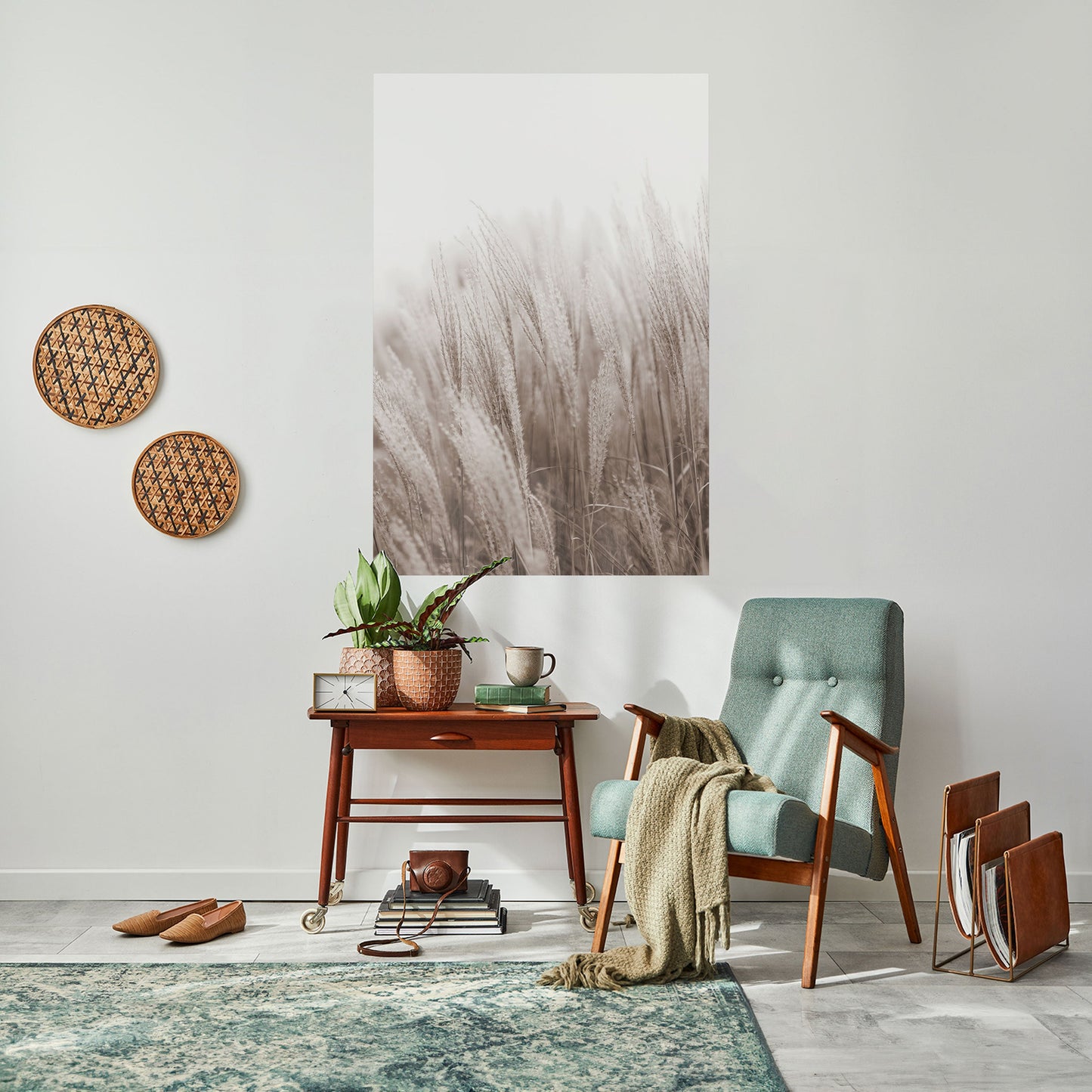 WHISPERS OF GRASS Peel and Stick Vertical Poster