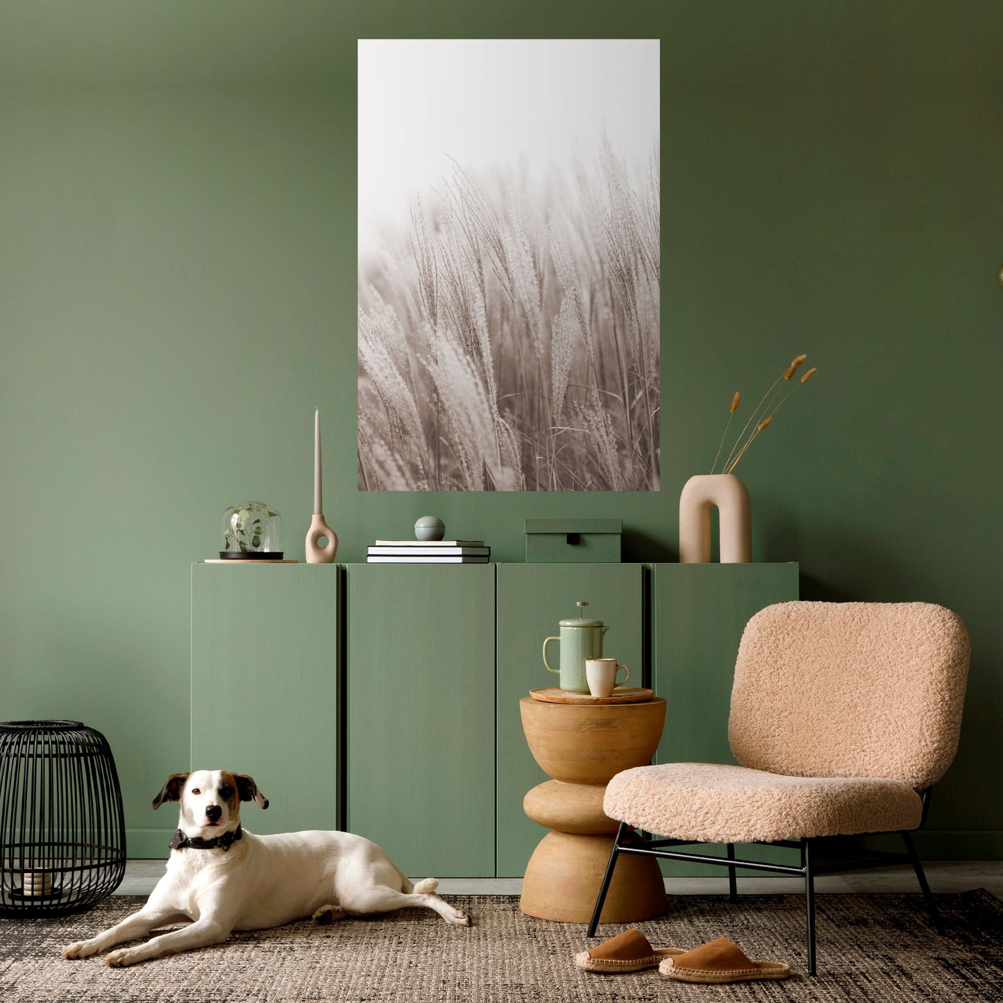 WHISPERS OF GRASS Peel and Stick Vertical Poster