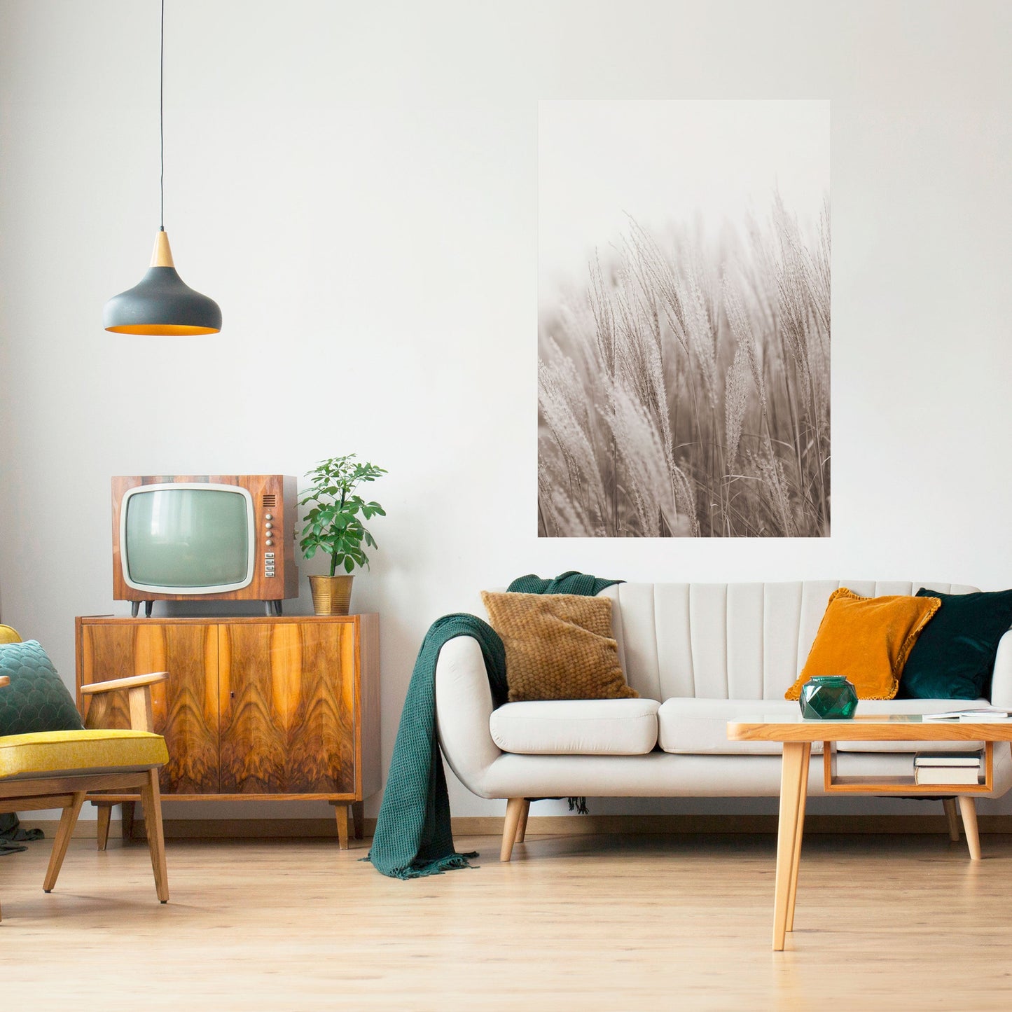 WHISPERS OF GRASS Peel and Stick Vertical Poster