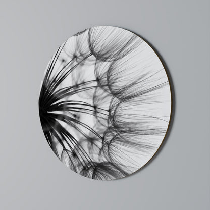 WHISPERING WILDFLOWER Round Wall Art