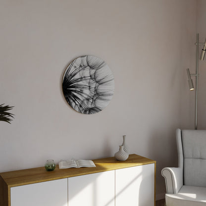 WHISPERING WILDFLOWER Round Wall Art