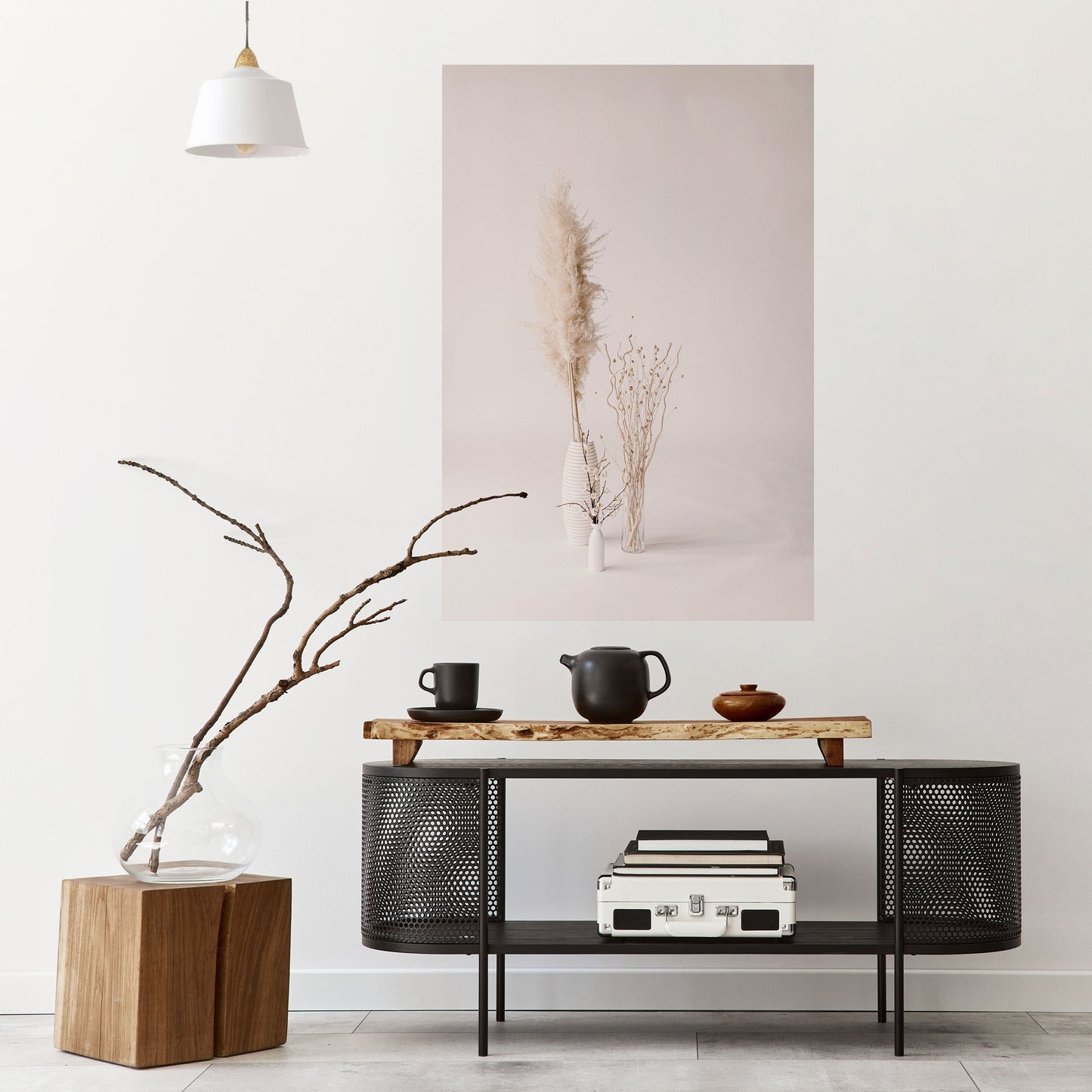 WHISPERING VASES Peel and Stick Vertical Poster