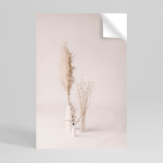 WHISPERING VASES Peel and Stick Vertical Poster
