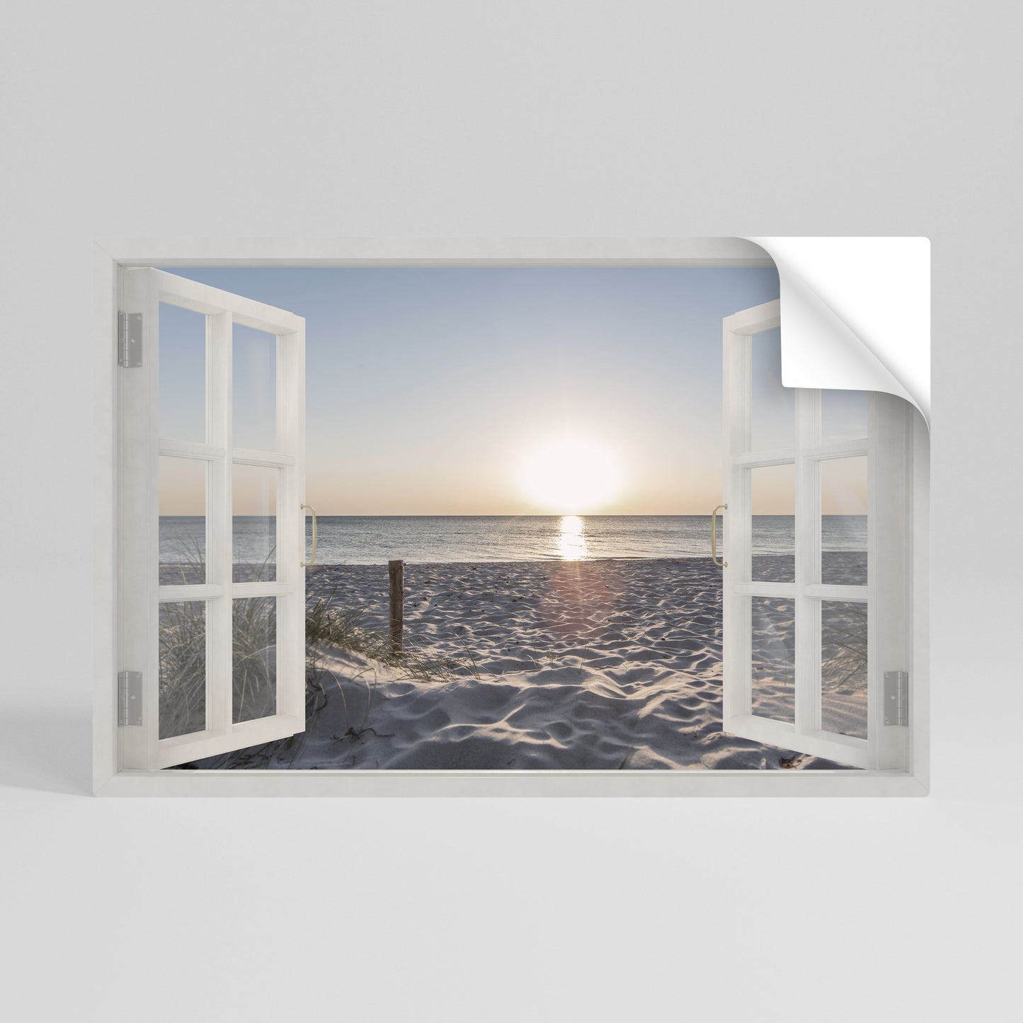 WINDOW OF CALM Peel and Stick Horizontal Poster