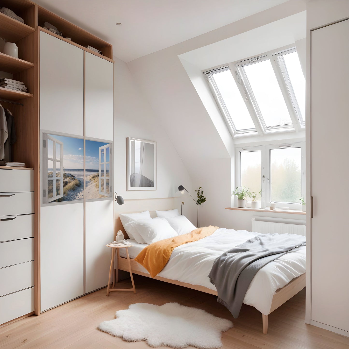 WINDOW TO WANDER Peel and Stick Horizontal Poster