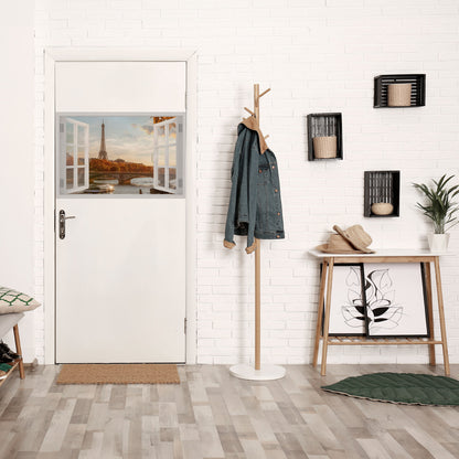 EIFFEL WINDOW WHISPERS Peel and Stick Horizontal Poster