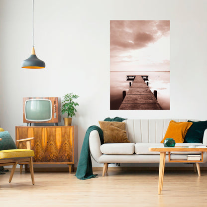 ECHI DI QUIETE Poster verticale staccabile e attaccabile