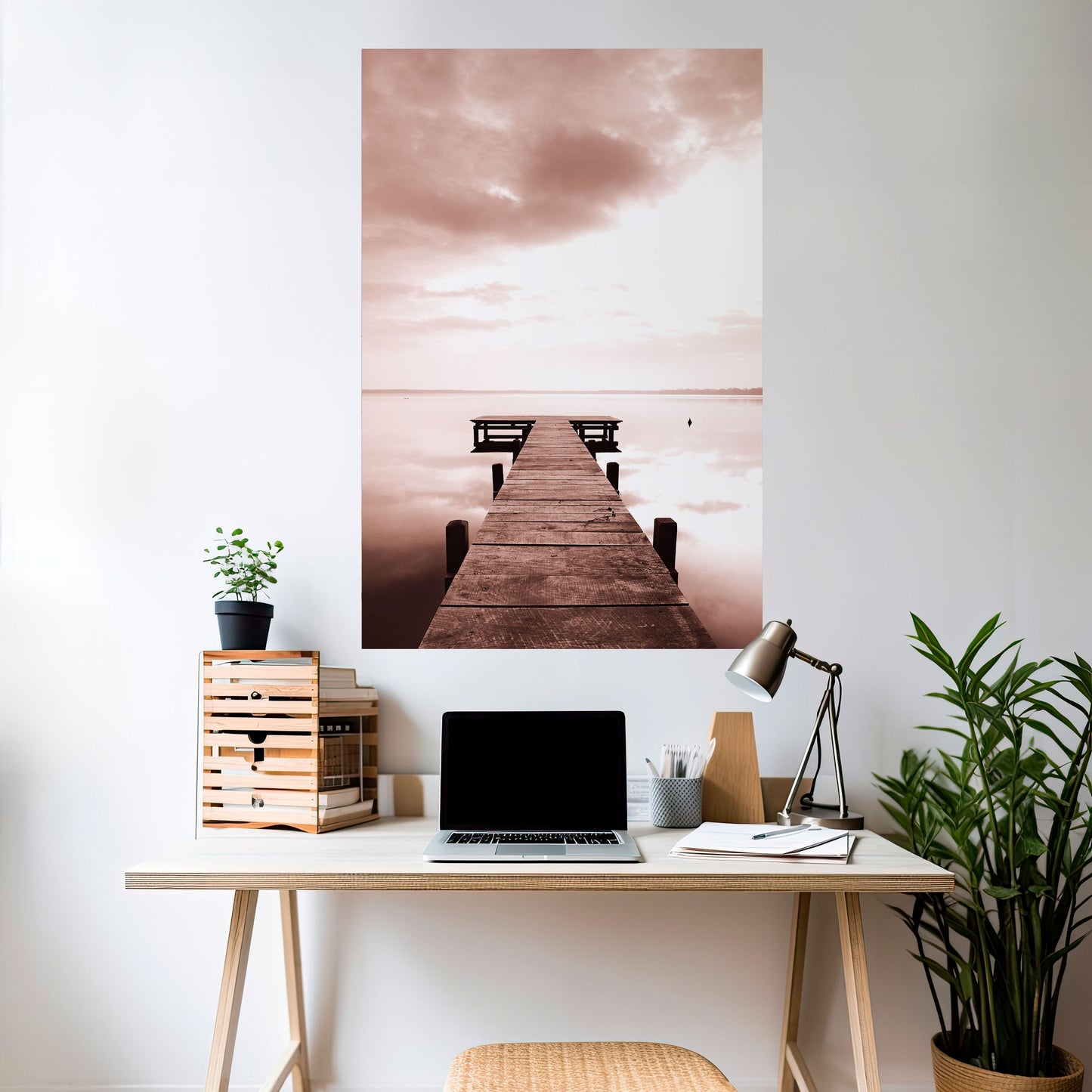 ECHI DI QUIETE Poster verticale staccabile e attaccabile