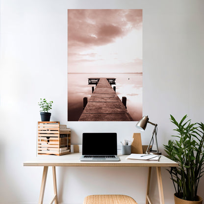 ECHI DI QUIETE Poster verticale staccabile e attaccabile