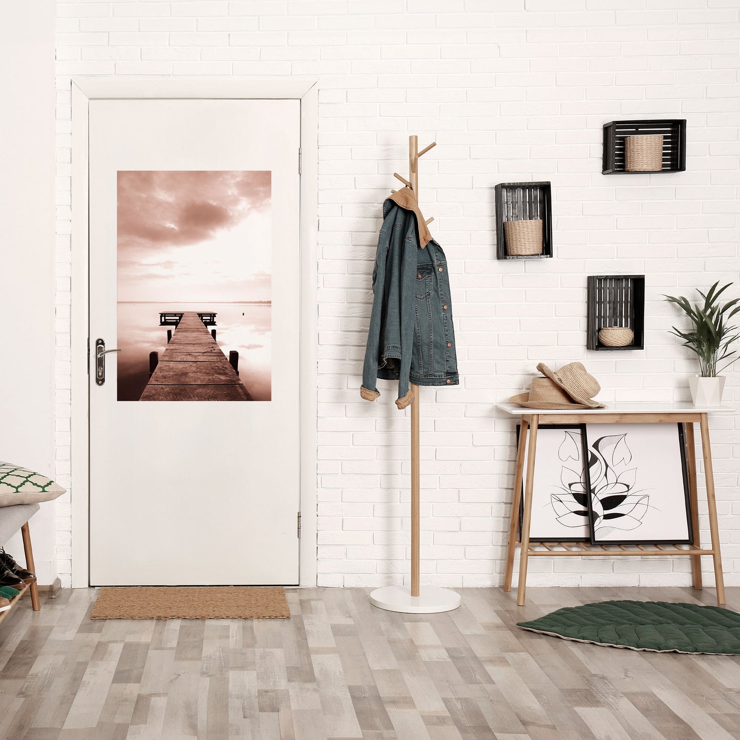 ECHI DI QUIETE Poster verticale staccabile e attaccabile