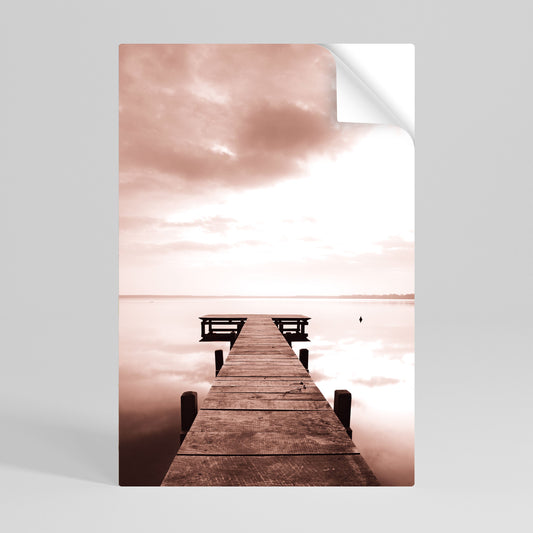 ECHI DI QUIETE Poster verticale staccabile e attaccabile