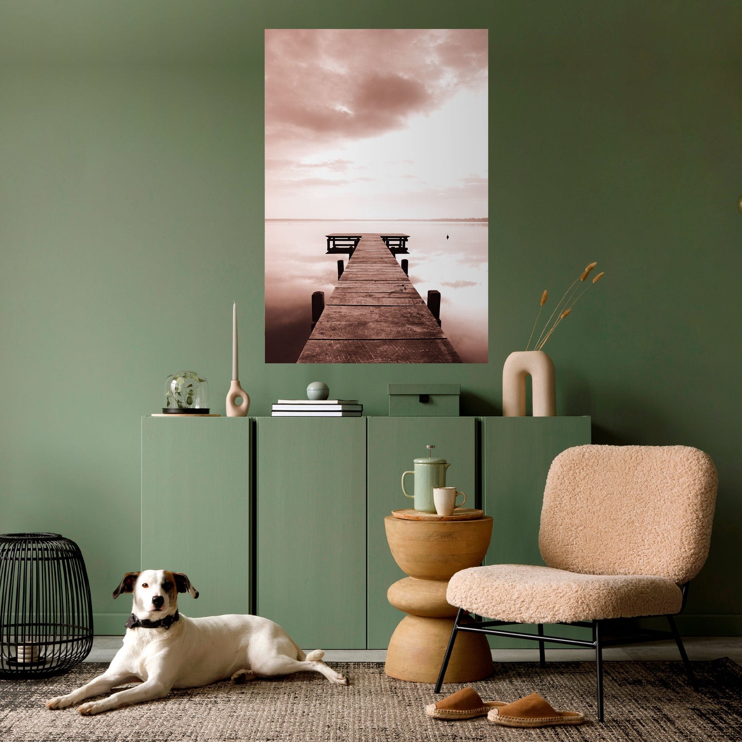 ECHI DI QUIETE Poster verticale staccabile e attaccabile