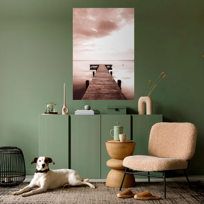 ECHI DI QUIETE Poster verticale staccabile e attaccabile