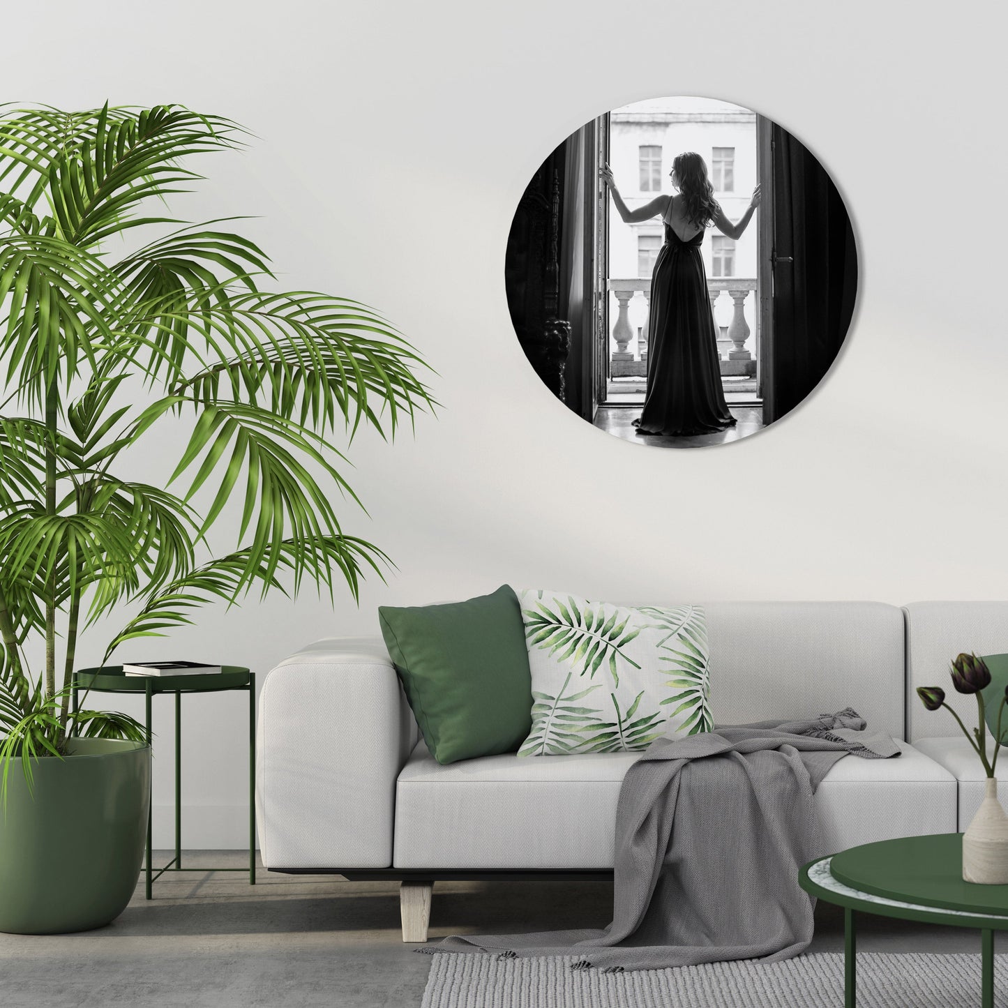 WINDOW TO WONDERS Round Wall Art