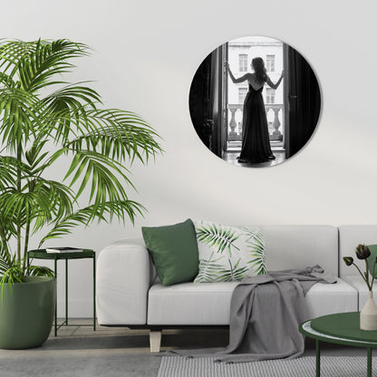 WINDOW TO WONDERS Round Wall Art